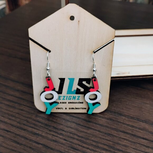 JOY Dangle Earrings - Picture 2 of 5